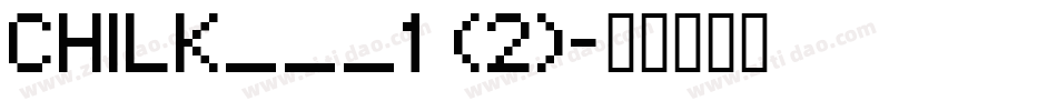 CHILK___1 (2)字体转换
